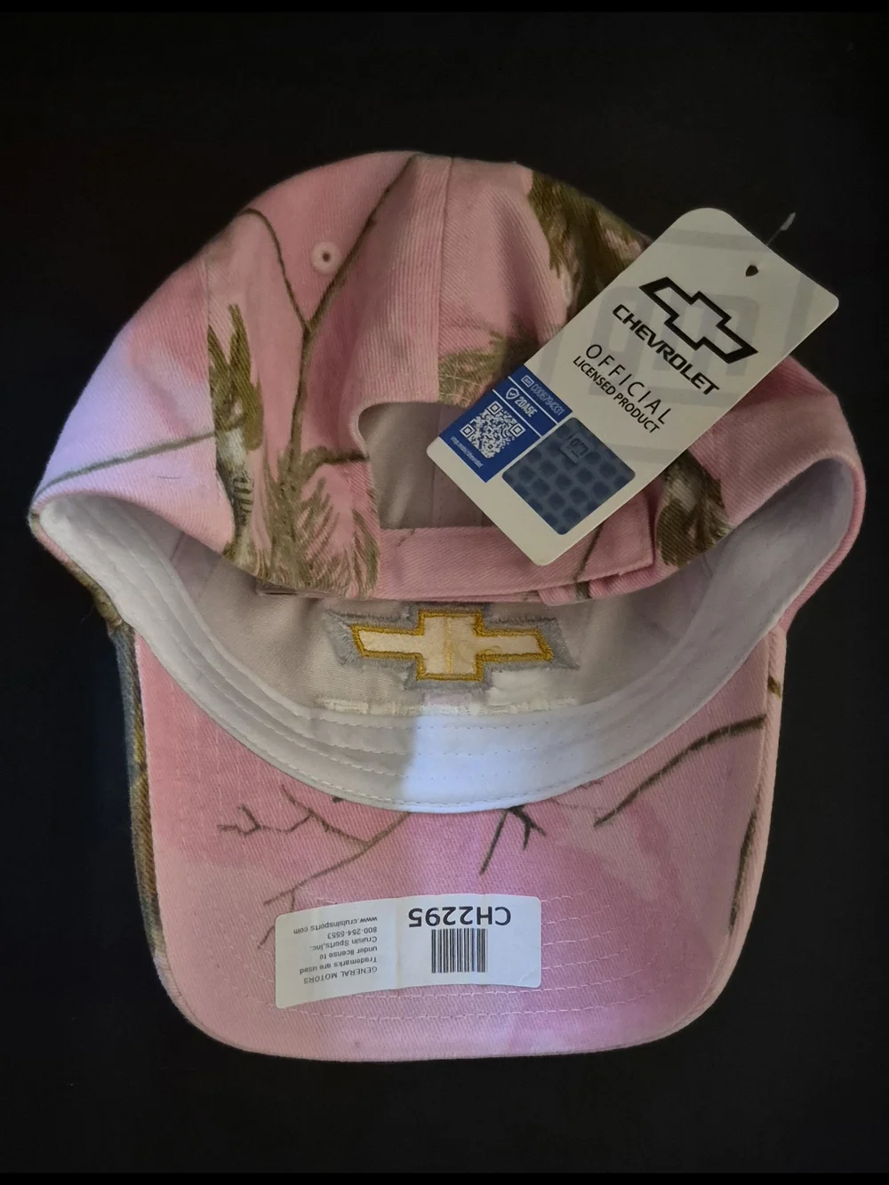 Kids Pink Camouflage Baseball Cap